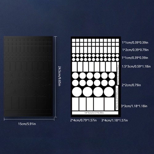 Auto LED Blackout Stickers 50-100% Rate Stickers Dimming Light Blocking Stic _xi - Zdjęcie 3 z 14