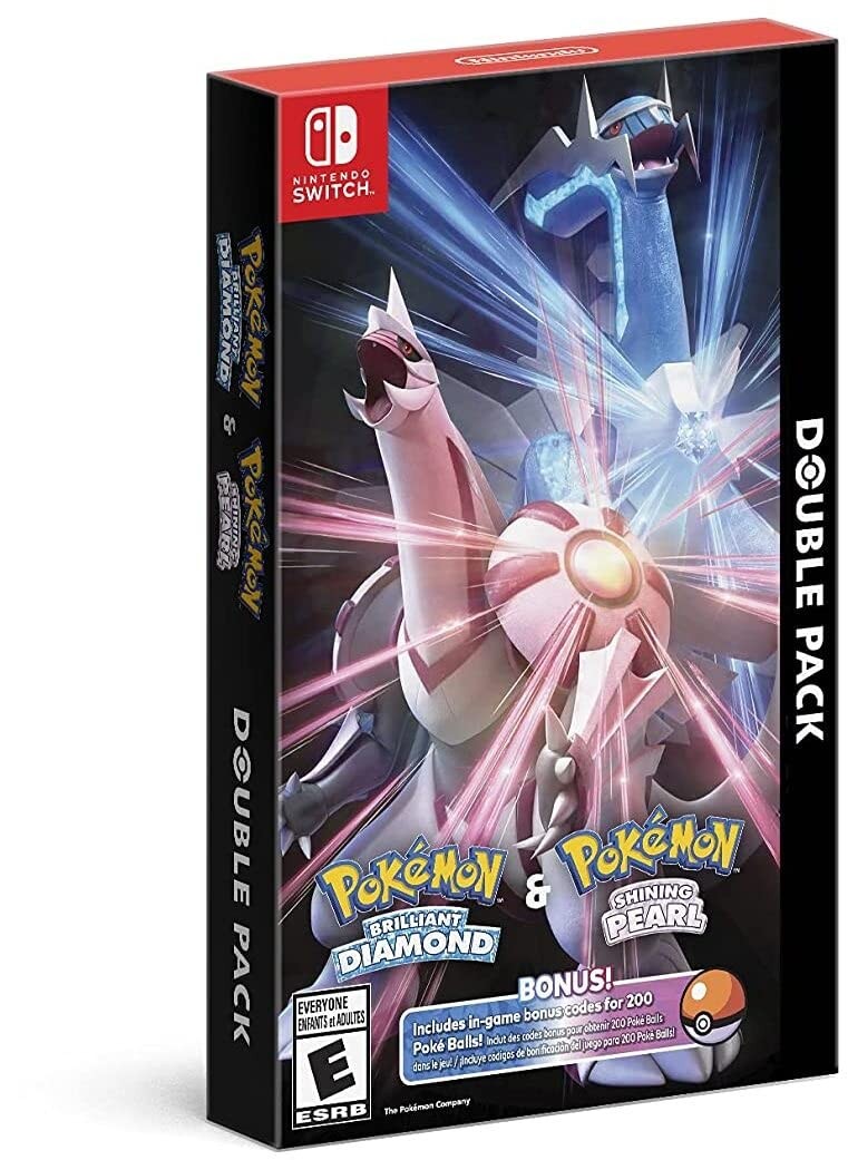 Pokémon Brilliant Diamond & Pokémon Shining Pearl Double Pack  (Nintendo Switch)