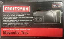 Craftsman Magnetic Tool Tray Polished Heavy-gauge Stainless Steel