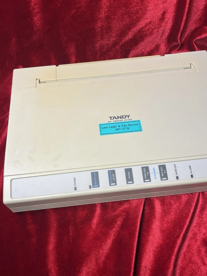 Tandy Jp 250 Jet Printer  Radioshack UNTESTED No Power Supply Rare Collector Fnd - Image 2 of 4