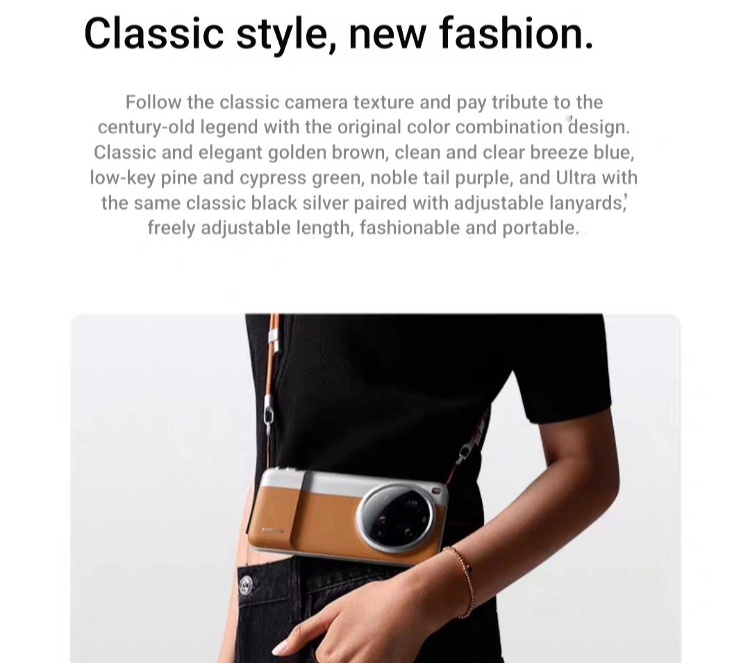 Xiaomi 15 Ultra - Fashion Style Photography Kit - Black Silver - SAME DAY SHIP