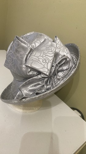 NWT Silver Church/Dress Hat by Giovannio
