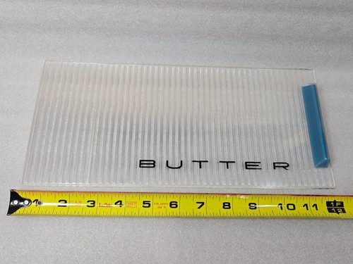 Vintage Refrigerator Shelf Door Butter Compartment, Sliding Door Cover - Bild 10 von 11