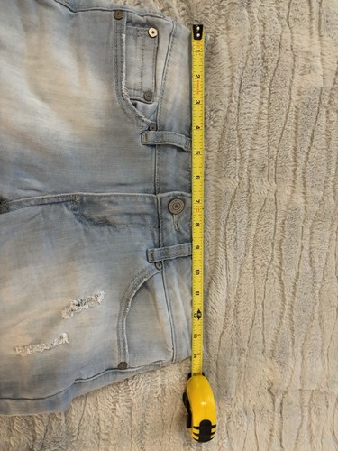 Indigo Rain Size 5 Jeans Women’s/Juniors Cuffed Capri’s Light Wash EUC !!! - Picture 8 of 11