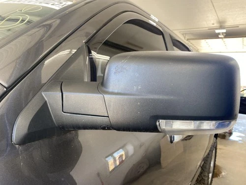 Used Left Door Mirror fits: 2018 Ram Dodge 1500 pickup Power 6x9`` black texture