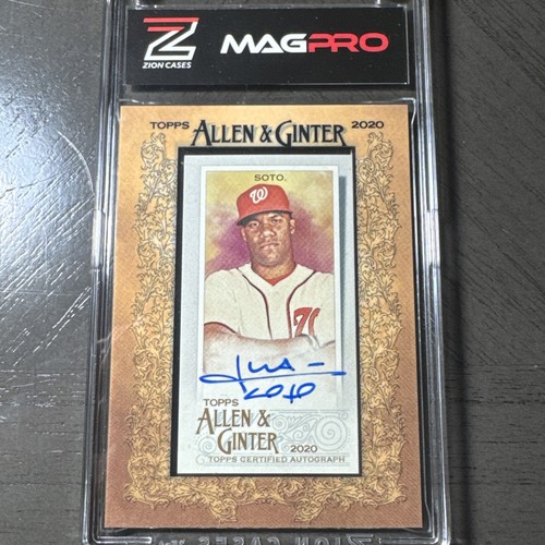Juan Soto 2020 Topps Allen & Ginter Framed Mini Autograph Auto! NATIONALS!!! - Bild 2 von 6