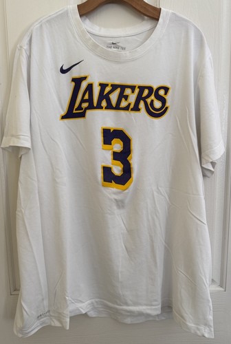 Nike Los Angeles Lakers #3 Anthony Davis Blanco DRI FIT Camiseta Para Hombre Talla XXL 2XL - Imagen 3 de 5