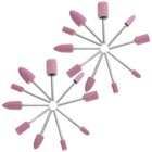  20 Pcs Rotary Tool Bits Multipurpose Drill Grinding Attachment Stone for