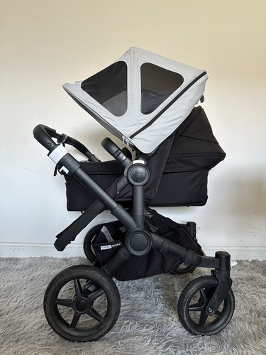 Bugaboo Donkey 3 Duo Double Pushchair - Black - Raincovers - Picture 2 of 21