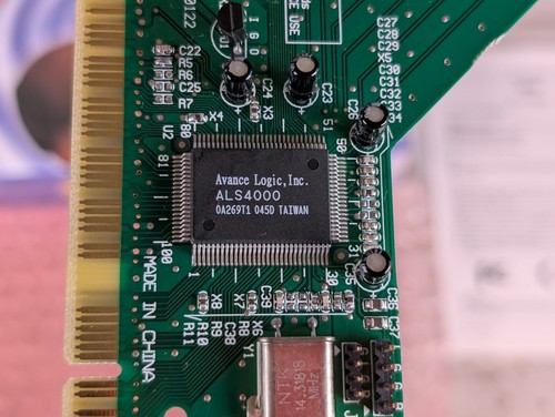 Golden Melody SC4000 Sound Card (ALS 4000 Chip) PCI 5V 32-Bit - Picture 3 of 12