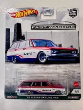 2021 Hot Wheels Premium Car Culture Fast Wagons '69 Nissan Skyline Van