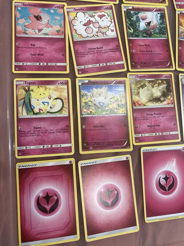 61 Pokémon Cards. Fairy Type. 4 Energy And 57 Pokemon. From Various Sets - Picture 15 of 18