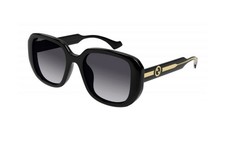 Gucci GG1557SK 001 Black / Grey Lens 54 mm Women's Sunglasses