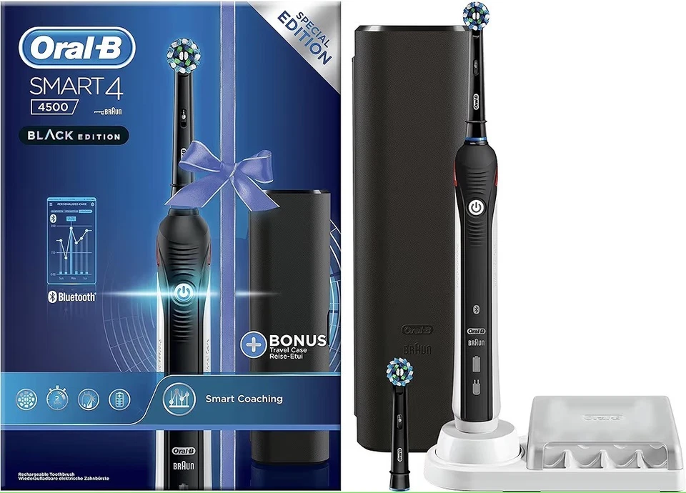 Oral-B Smart 4 4500 Brown / Black Edition – NUOVO in confezione sigillata –... - Immagine 2 di 4