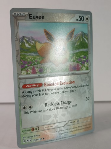 Eevee - Evoluciones Prismáticas - 074/131 - Holograma Inverso - R - Imagen 3 de 5