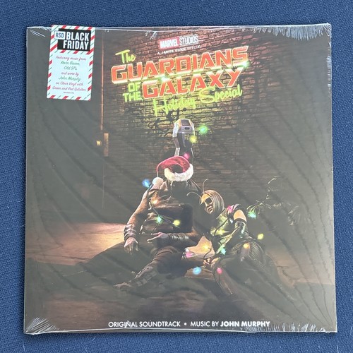 The Guardians Of The Galaxy Holiday Special RSD Clear w/ Green Red Splatter NEW - Picture 2 of 8