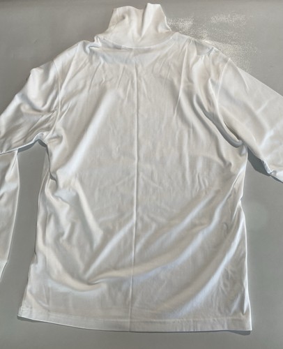 NEW Size L Mens Daniel Cremieux Long Sleeve Turtleneck Shirt Pima Cotton White - Picture 6 of 8
