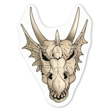Aufkleber Sticker "Drachenschädel" (DW046266)