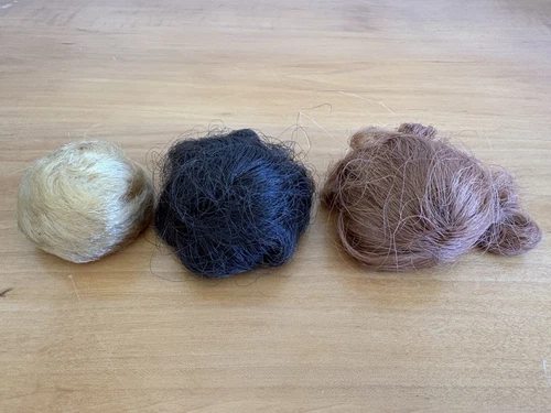 Vintage 1963 Barbie Fashion Queen Wigs, Set of 3