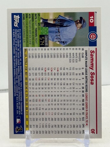 Sammy Sosa singles - Game-Used, Autos, Inserts, and more! You choose! - Picture 130 of 132