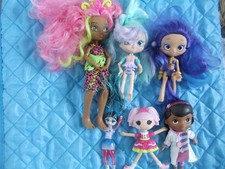 MIXED SMALL PLAY DOLL LOT MATTEL MOOSE SPAGHETTY MCSTUFFINS