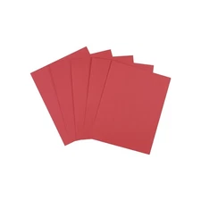 MyOfficeInnovations Brights Multipurpose Paper 20 lbs 8.5" x 11" Red 500/Ream