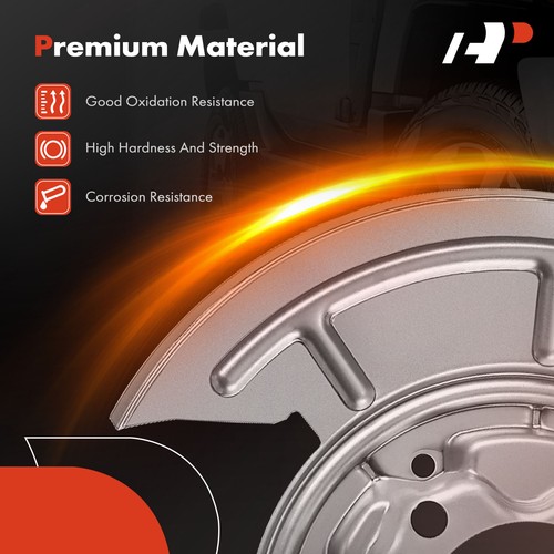 A-Premium 2Pcs Brake Dust Shield Front Left & Right for BMW 525i 04-07 528i 535i - Imagen 3 de 9