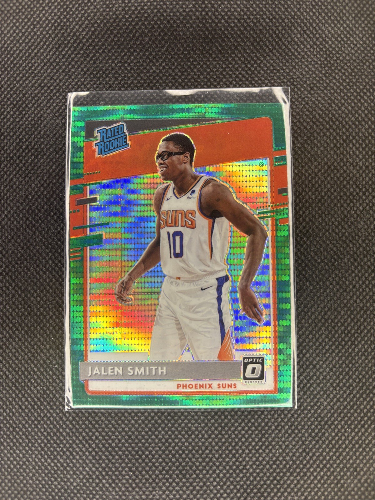 2020-21 Donruss Optic Fanatics Jalen Smith  Green Pulsar Prizm Rated Rookie #160