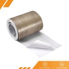 Wood Grain Tape 1.97"x16.41Ft Wall Paper Border Sticker Gray