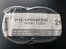 Bell Bicycle Inner Tube 26" x 1.75" - 2.25" Schrader Valve Tire Universal