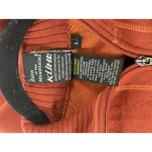 Kuhl Damen orange Full Zip Merinowolle Jacke Größe L - Mängel! - Bild 11 von 12