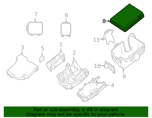 Genuine Nissan Control Module 284B7-6CA3A - Picture 2 of 2
