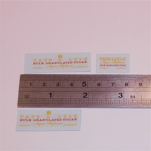 Matchbox Lesney 10c Tate & Lyall Sugar Container Decal Set - Picture 2 of 3