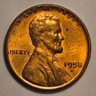 Nicer Low Mintage "business uncirculated++" 1958 D Lincoln Wheat Cent