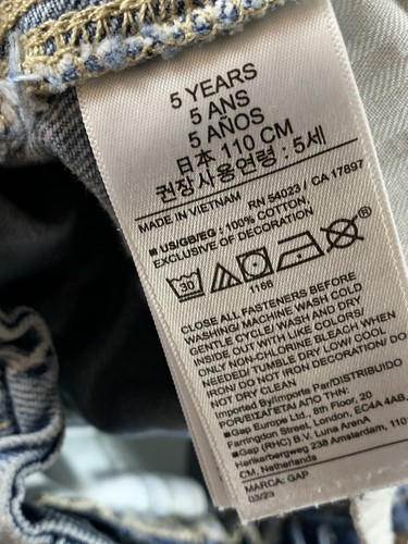 babyGap | Disney Minnie Mouse Paperbag Mom Jeans Size 5 Year - Picture 6 of 7