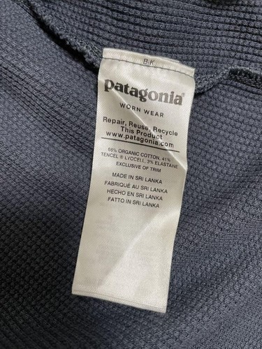 Patagonia Thermal Hooded Long Sleeve Hoodie, Charcoal Gray, Size L, Excellent C - Picture 9 of 9