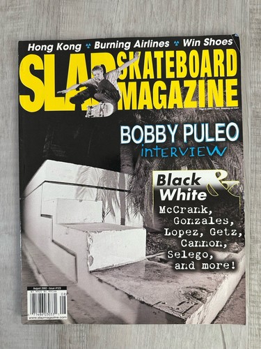 Slap Skateboard Magazine August 2002 Issue #123 Puleo McCrank Mark Gonzales - Picture 1 of 21