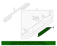 New Genuine Nissan Finisher-Rear Step Lower 85065EA600 / 85065-EA600 OEM