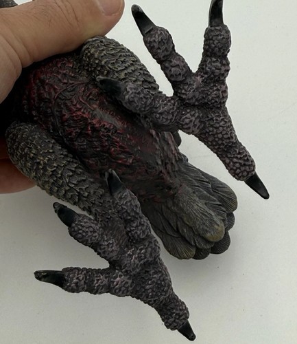 GASTORNIS Prehistoric Extinct Terror Bird Soft Plastic Squeezable Retired Toy - Picture 8 of 8