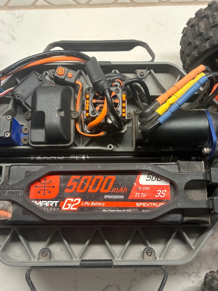Traxxas Slash VXL 1/10 4x4 Truck Spektrum Upgrades 5000mAh 3S, Firma Motor & Fan - Image 3 of 4