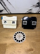 Vintage 1940s View-Master Model B Bakelite  1980s Model G Viewer With 1 Reel