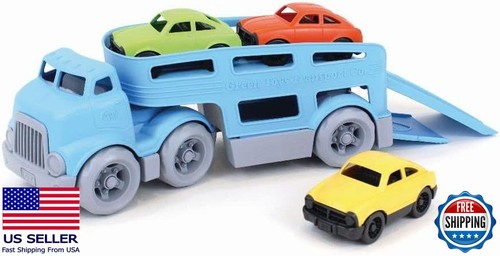 Giocattolo Trasportatore Auto Blu - Eco-Friendly, Senza BPA, Gioco Finto, Veicolo Bambini - Foto 1 di 16