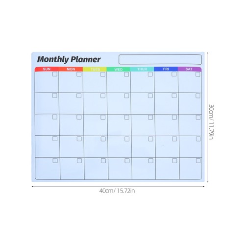  Dry Erase Whiteboard Stickers Adhesive Chalkboard Calendar for Wall - Picture 5 of 12