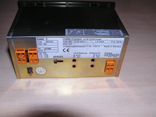 Knick 830 S2 Opt 162 Process Digital Indicator Loop Powered 20 mA used excellent - Bild 5 von 8