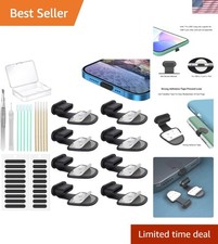 Ultimate USB C Dust Plug Set: 8 Anti-Dust Covers with Adhesive - Universal Fit