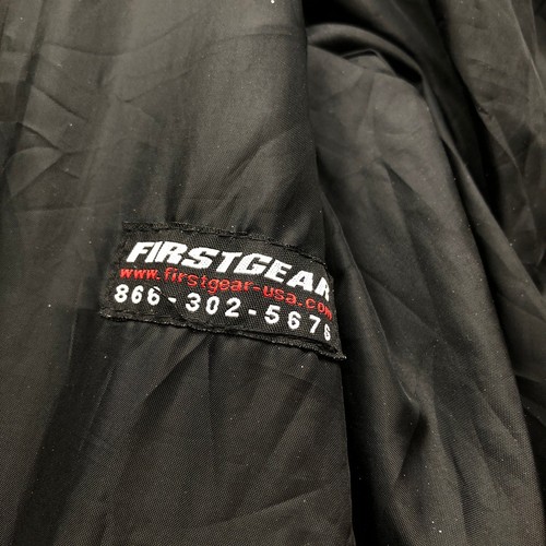 Firstgear Premium Riding Equipment Lined Motorcycle Jacket Mens XL Logo Black - Picture 12 of 14