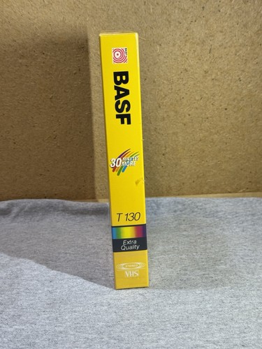 BASF T-130 Extra Quality VHS Video Tape New Sealed - Picture 2 of 5