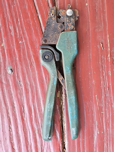 T&B Color Keyed Comfort Crimp Tool ISO 9001 Working Condition - Picture 2 of 4