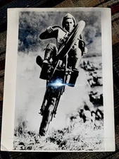 HARLEY DAVIDSON HILL CLIMBERS PRESS PHOTO MOTORCYCLE AMERICAN RACING USA ICONIC
