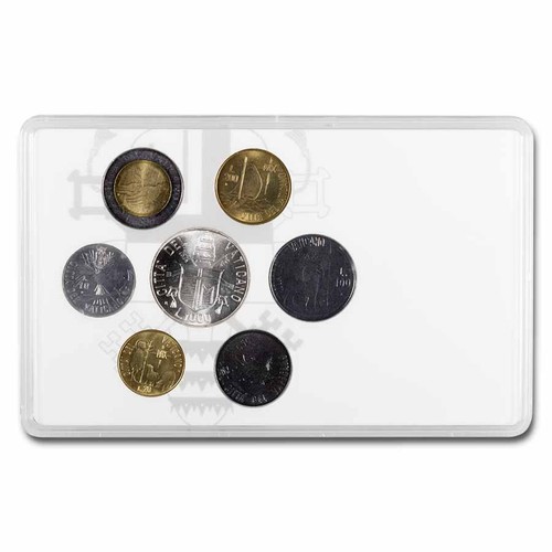 1984 Vatican City Pope John Paul II 7-Coin Set BU - Picture 2 of 11
